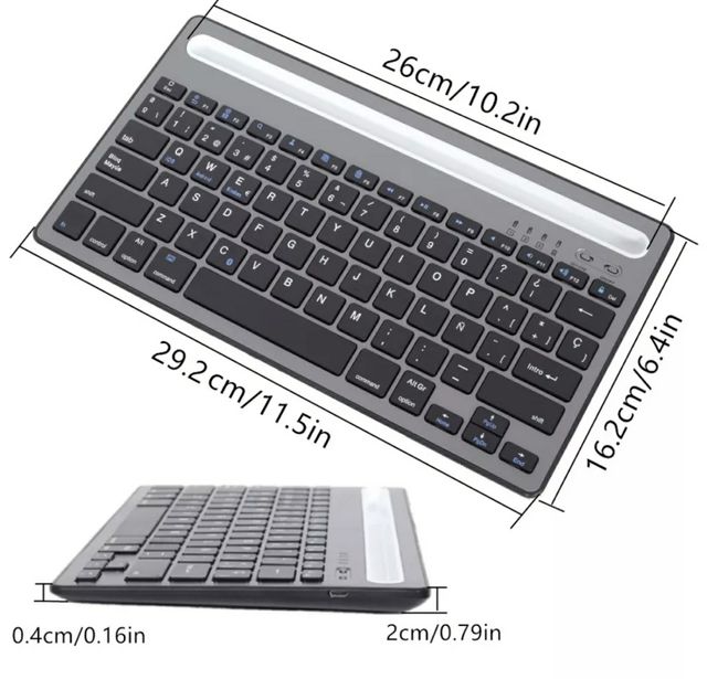 Teclado inalámbrico PC Soporte Tablet Fuengirola