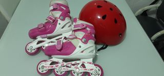 Patines en línea regalo casco