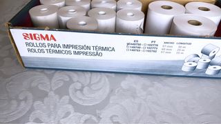 Rollos de papel para tpv y registradora 6€