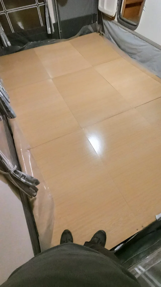 Nuevo: Suelo avance elevado camping palets pvc