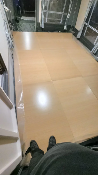 Nuevo: Suelo avance elevado camping palets pvc