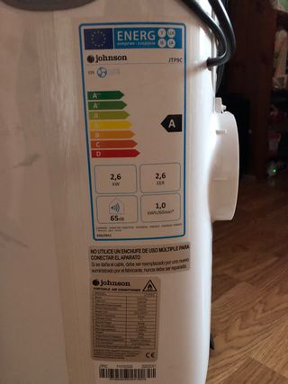 Aire acondicionado portátil Johnson JTP9C