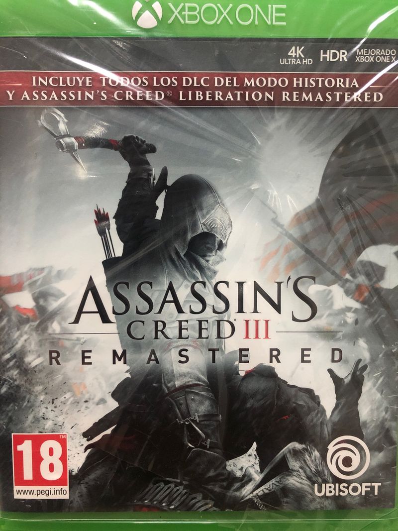 Imagen de juego assassins creed lll remastered nuevo