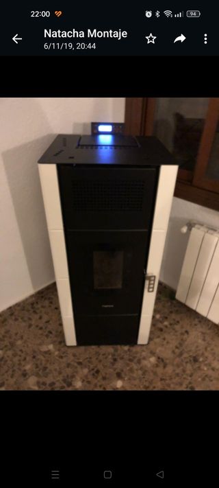 Vendo hidroestufa pellet freepoint. 22kw