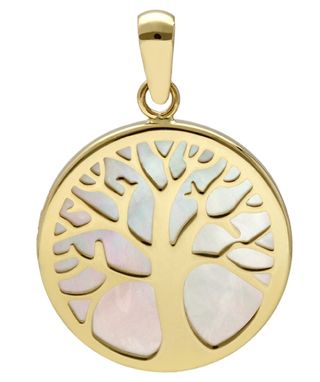 COLGANTE ORO 18 K , NÁCAR