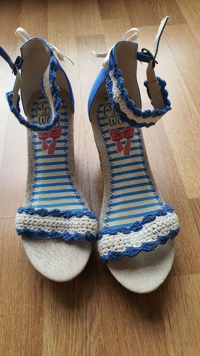 alpargata ganchillo cool way t.39