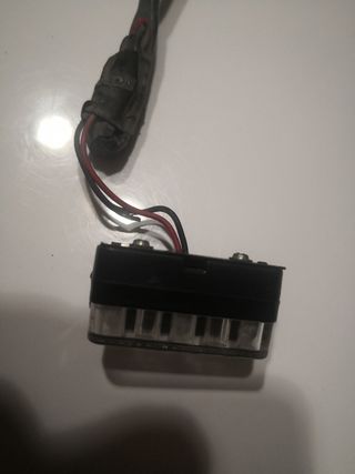 LUZ LED MATRICULA MOTO