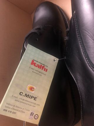 Calzado de seguridad 37 Toronto piel negros