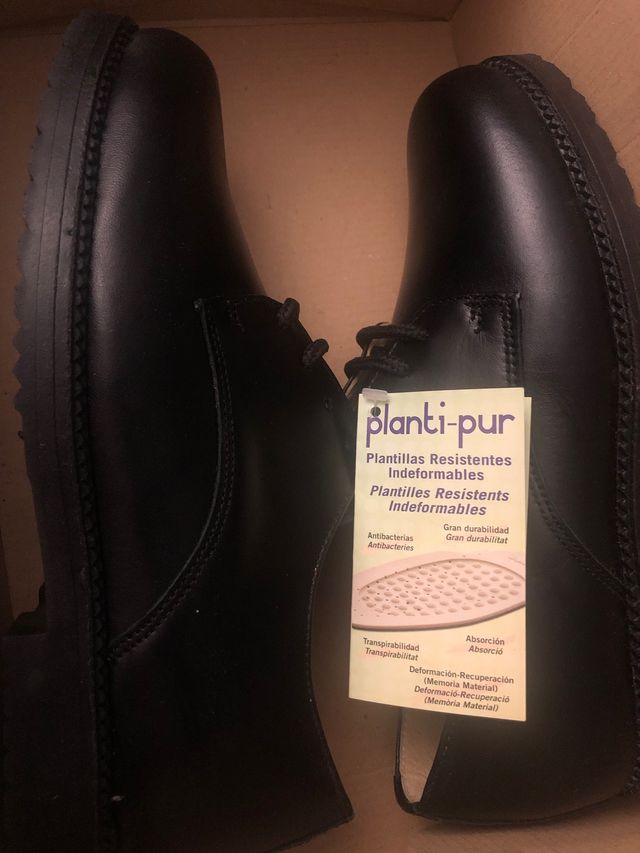 Calzado de seguridad 37 Toronto piel negros