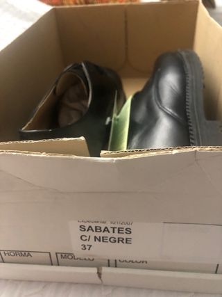 Calzado de seguridad 37 Toronto piel negros