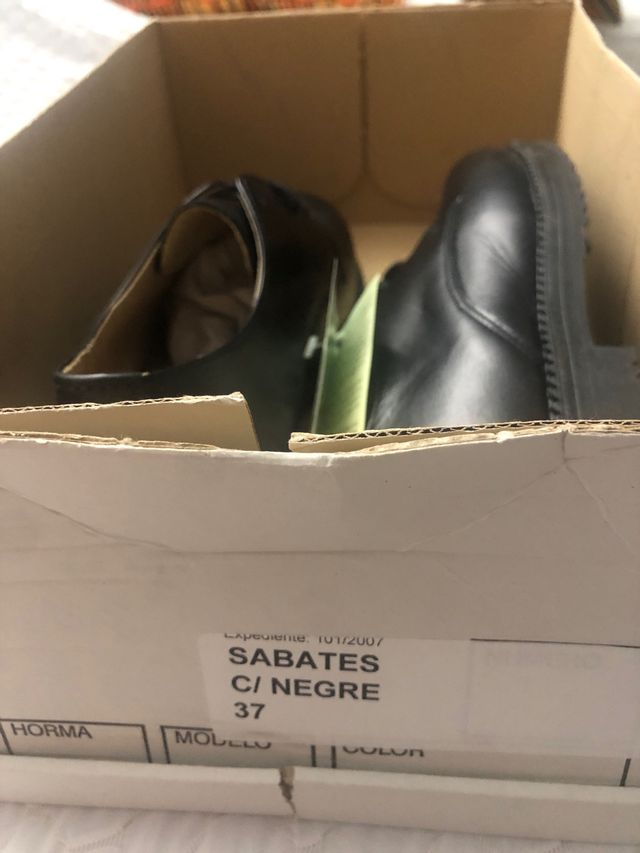 Calzado de seguridad 37 Toronto piel negros