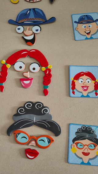 Puzzle caras con iman