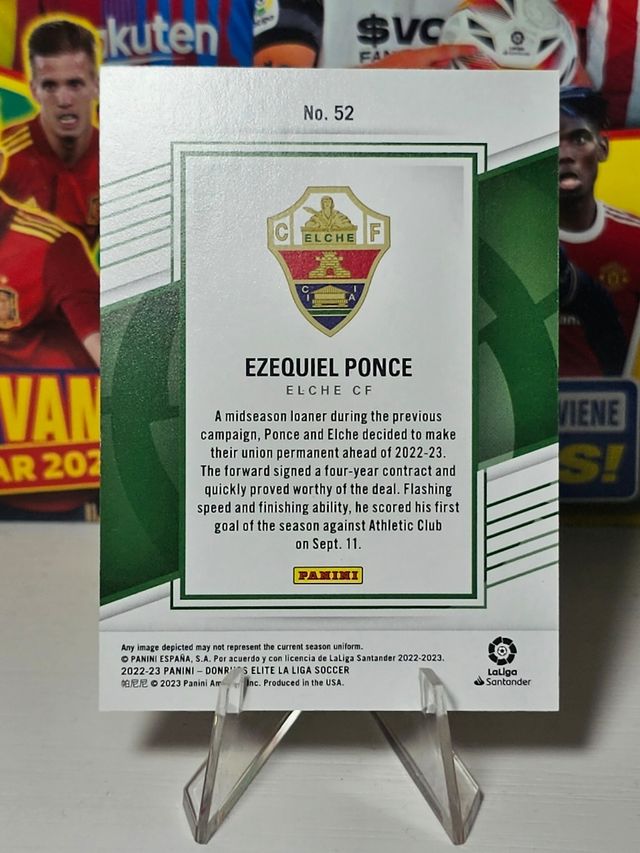 EZEQUIEL PONCE 4/5 PANINI DONRUSS LIGA 22-23