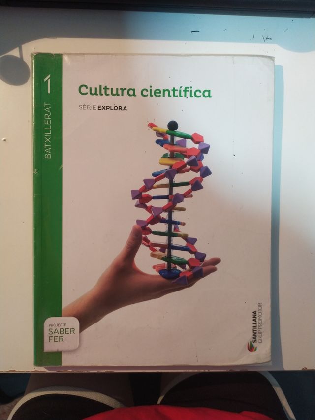 Cultura Científica, llibre primer de batxillerat 