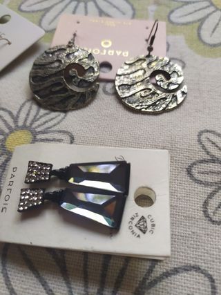 Lote de 10 pares de pendientes