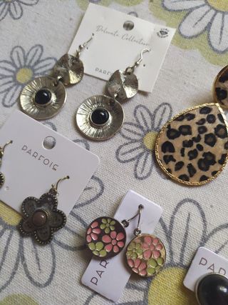 Lote de 10 pares de pendientes