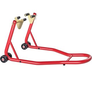 Soporte para rueda delantera de motocicleta.