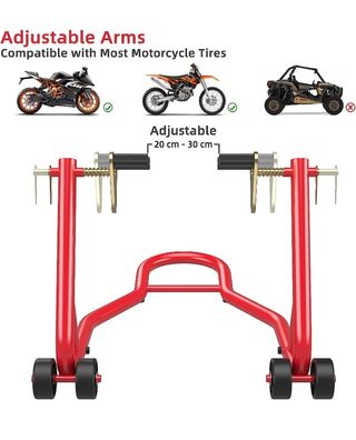 Soporte para rueda delantera de motocicleta.