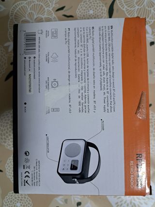 Altavoz y Radio bluetooth Sunstech RPBT450