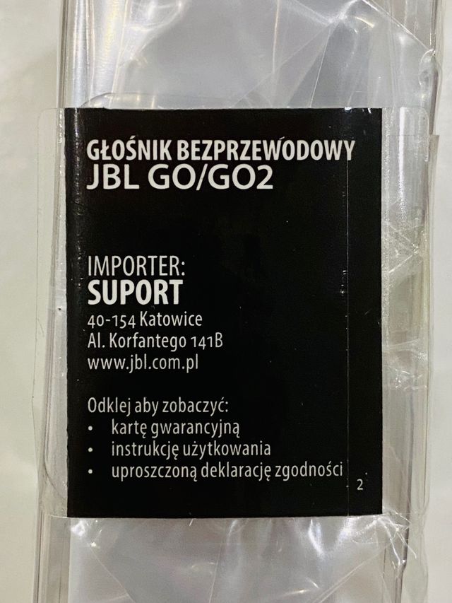 Cassa bluetooth JBL Go 2 Black