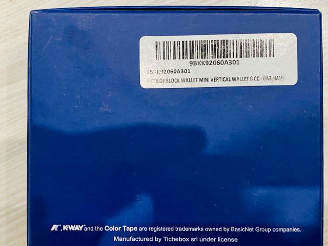 Portafoglio K-WAY in pelle