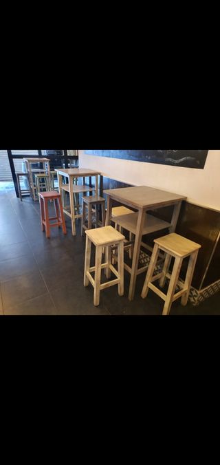 Restaurante, Mesas, Sillas, lavavajillas, nevera