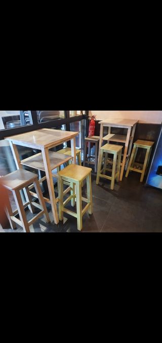 Restaurante, Mesas, Sillas, lavavajillas, nevera