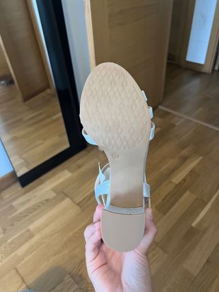 Sandalias fiesta plata sin estrenar
