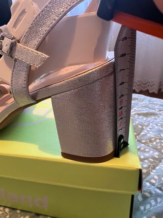 Sandalias fiesta plata sin estrenar