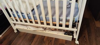 OFERTA: 2 MUEBLES CUNA CAMBIADOR BAÑERA BEBÉ