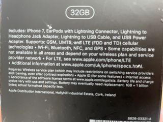 iphone 7 jet black 32gb en muy buen estado