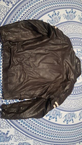 chaqueta moto piel xl hombre