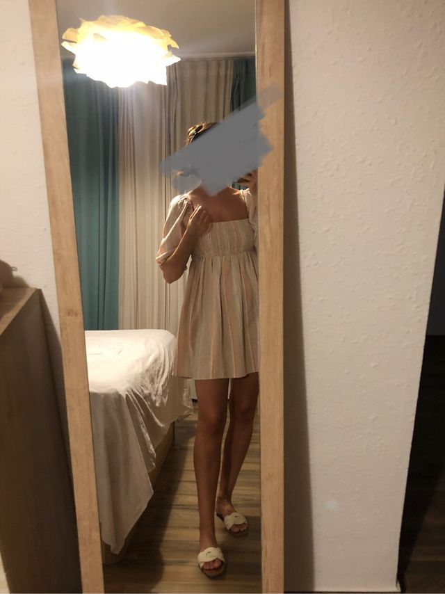 vestido stradivarius rayas 
