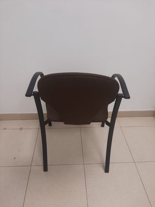 Silla confidente visavis reposabrazos. Ref AS34