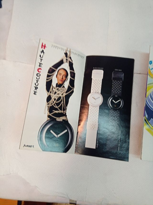 Swatch 2 cataloghi primavera/estate 1990