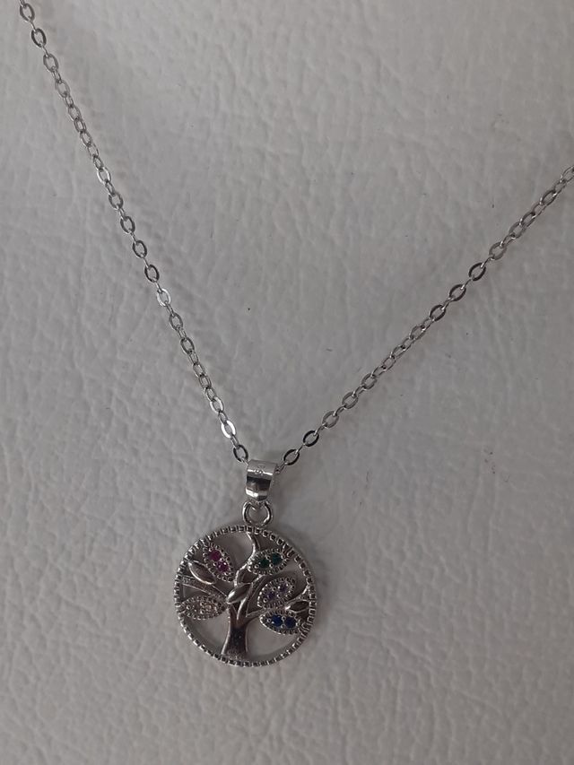 Colgante de plata arbol de la vida