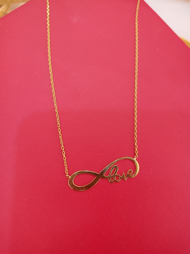 Gargantilla oro LOVE infinito