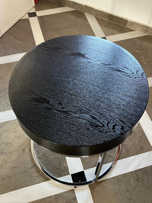 mesa auxiliar redonda