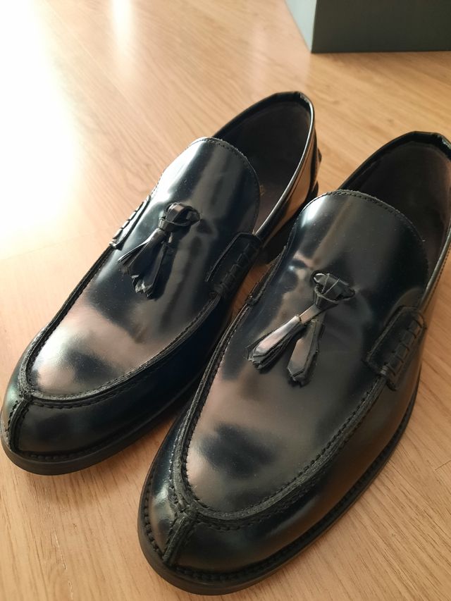 mocassini scarpe eleganti neri uomo