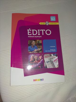 Édito B2 francés de Didier, libro y cuaderno de