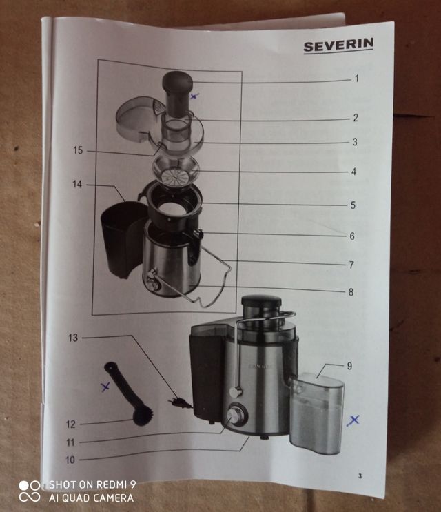 Licuadora Severin ES3566 nueva