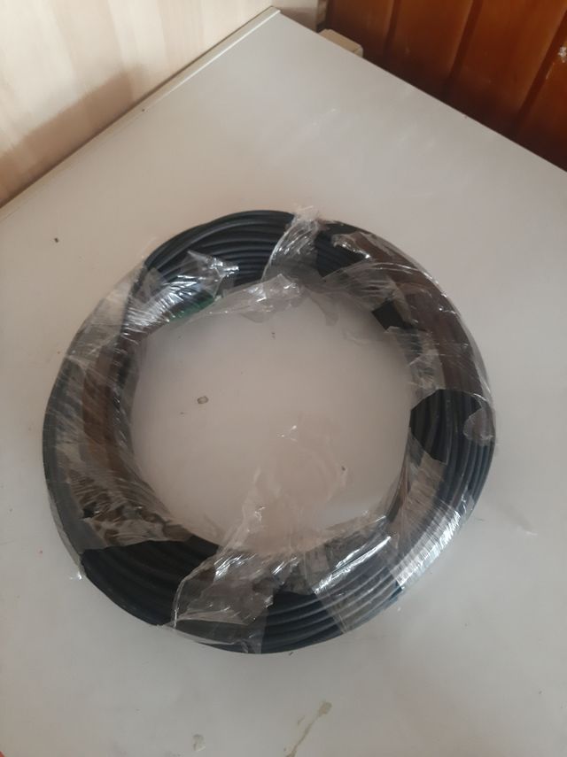 cable de fibra óptica  200 metro  un 1 terminal