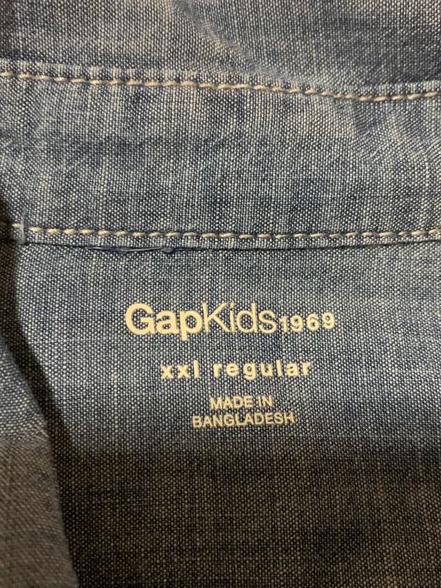 Camisa gap niño talla xl