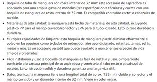 Tubo manguera de aspirador NUEVO