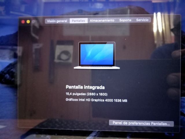 MacBook pro retina A1398 i7 2mano