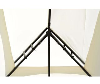 Pergola 3x4m crema doble techo NUEVA