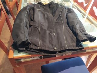 chaqueta de moto de mujer