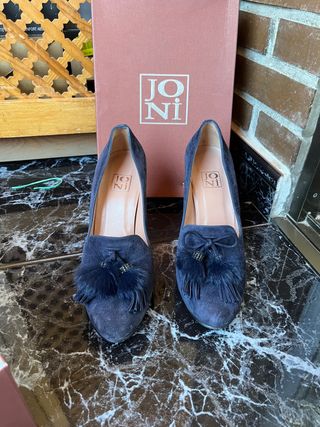 Zapatos azul marino expectaculares 