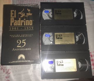 Trilogía El Padrino de Francis Ford Coppola VHS .