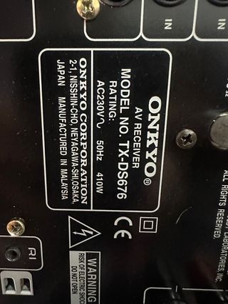 ONKYO HOME CINEMA TX DS676 GAMA ALTA 5.1